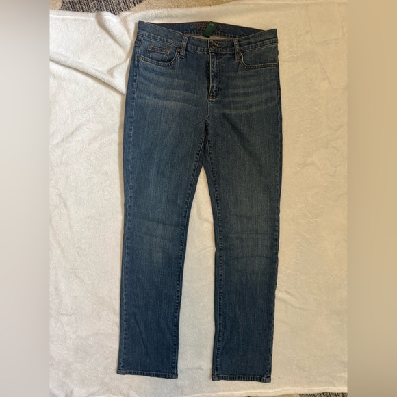 Lauren Jeans Women's Classic Fit Dark Wash Jeans Size 6 - Picture 1 of 5